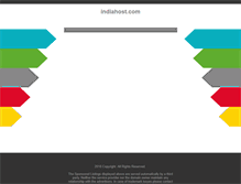 Tablet Screenshot of indiahost.com